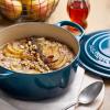 Kastrol SIGNATURE 20 cm, 2,4 l, DEEP TEAL, litina, Le Creuset