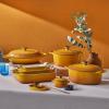 Kastrol SIGNATURE 24 cm, 4,2 l, NECTAR, litina, Le Creuset