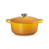Kastrol SIGNATURE 24 cm, 4,2 l, NECTAR, litina, Le Creuset
