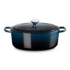 Kastrol SIGNATURE 31 cm, 6,3 l, oválný, NUIT, litina, Le Creuset