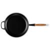 Pánev SIGNATURE 28 cm, SATIN BLACK, litina, Le Creuset