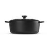 Kastrol SIGNATURE 29 cm, 4,7 l, oválný, SATIN BLACK, litina, Le Creuset