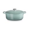 Kastrol SIGNATURE 29 cm, 4,7 l, oválný, SEA SALT, litina, Le Creuset