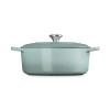 Kastrol SIGNATURE 29 cm, 4,7 l, oválný, SEA SALT, litina, Le Creuset