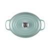 Kastrol SIGNATURE 29 cm, 4,7 l, oválný, SEA SALT, litina, Le Creuset