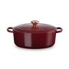 Kastrol SIGNATURE 29 cm, 4,7 l, oválný, GARNET, litina, Le Creuset