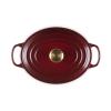 Kastrol SIGNATURE 29 cm, 4,7 l, oválný, GARNET, litina, Le Creuset
