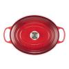 Kastrol SIGNATURE 31 cm, 6,3 l, oválný, CERISE, litina, Le Creuset