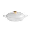 Kastrol SIGNATURE 26 cm, 2,2 l, WHITE, litina, Le Creuset