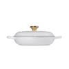 Kastrol SIGNATURE 26 cm, 2,2 l, WHITE, litina, Le Creuset