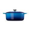 Kastrol SIGNATURE 29 cm, 4,7 l, oválný, AZURE, litina, Le Creuset