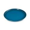 Přílohový talíř COUPE 22 cm, DEEP TEAL, kamenina, Le Creuset