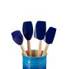 Kuchyňské náčiní, sada 4 ks, se stojanem, AZURE, Le Creuset