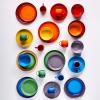 Přílohový talíř COUPE 22 cm, sada 6 ks, RAINBOW, kamenina, Le Creuset