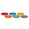 Přílohový talíř COUPE 22 cm, sada 6 ks, RAINBOW, kamenina, Le Creuset