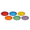 Přílohový talíř COUPE 22 cm, sada 6 ks, RAINBOW, kamenina, Le Creuset