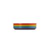 Přílohový talíř COUPE 22 cm, sada 6 ks, RAINBOW, kamenina, Le Creuset