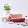 Zapékací mísa HERITAGE 19 cm, 1,1 l, CERISE, kamenina, Le Creuset