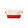 Zapékací mísa HERITAGE 19 cm, 1,1 l, CERISE, kamenina, Le Creuset