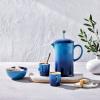 French press kávovar 1 l, AZURE, kamenina, Le Creuset