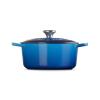 Kastrol SIGNATURE 24 cm, 4,2 l, AZURE, litina, Le Creuset