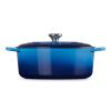 Kastrol SIGNATURE 31 cm, 6,3 l, oválný, AZURE, litina, Le Creuset