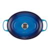 Kastrol SIGNATURE 31 cm, 6,3 l, oválný, AZURE, litina, Le Creuset