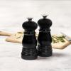 Sada mlýnků na sůl a pepř 11 cm, sada 2 ks, BLACK ONYX, plast, Le Creuset
