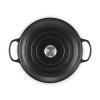 Kastrol SIGNATURE 30 cm, 3,5 l, SATIN BLACK, litina, Le Creuset