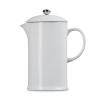 French press kávovar 1 l, WHITE, kamenina, Le Creuset