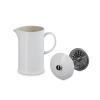 French press kávovar 1 l, WHITE, kamenina, Le Creuset