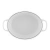 Kastrol SIGNATURE 31 cm, 6,3 l, oválný, WHITE, litina, Le Creuset