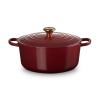 Kastrol SIGNATURE 28 cm, 6,7 l, GARNET, litina, Le Creuset