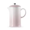French press kávovar 1 l, SHELL PINK, kamenina, Le Creuset