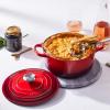 Kastrol SIGNATURE 20 cm, 2,4 l, CERISE, litina, Le Creuset