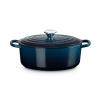 Kastrol SIGNATURE 29 cm, 4,7 l, oválný, NUIT, litina, Le Creuset