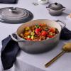 Kastrol SIGNATURE 31 cm, 6,3 l, oválný, FLINT, litina, Le Creuset