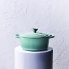 Kastrol SIGNATURE 20 cm, 2,4 l, SEA SALT, litina, Le Creuset