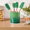 Stojan na kuchyňské náčiní SIGNATURE 14 cm, BAMBOO, kamenina, Le Creuset