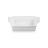 Zapékací mísa HERITAGE 19 cm, 1,1 l, WHITE, kamenina, Le Creuset