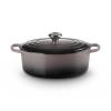Kastrol SIGNATURE 29 cm, 4,7 l, oválný, FLINT, litina, Le Creuset