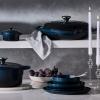Přílohový talíř COUPE 22 cm, NUIT, kamenina, Le Creuset