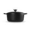 Kastrol SIGNATURE 24 cm, 4,2 l, SATIN BLACK, litina, Le Creuset