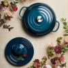 Kastrol SIGNATURE 30 cm, 3,5 l, DEEP TEAL, litina, Le Creuset