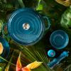 Kastrol SIGNATURE 30 cm, 3,5 l, DEEP TEAL, litina, Le Creuset