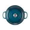 Kastrol SIGNATURE 30 cm, 3,5 l, DEEP TEAL, litina, Le Creuset
