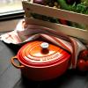 Kastrol SIGNATURE 31 cm, 6,3 l, oválný, FLAME, litina, Le Creuset