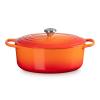 Kastrol SIGNATURE 31 cm, 6,3 l, oválný, FLAME, litina, Le Creuset