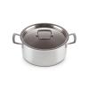 Kastrol CLASSIC 24 cm, 5,3 l, nerez, Le Creuset