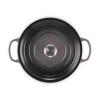 Kastrol SIGNATURE 28 cm, 6,7 l, FLINT, litina, Le Creuset